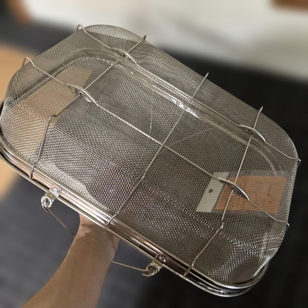 辻和金網 フタ付き 干しかご