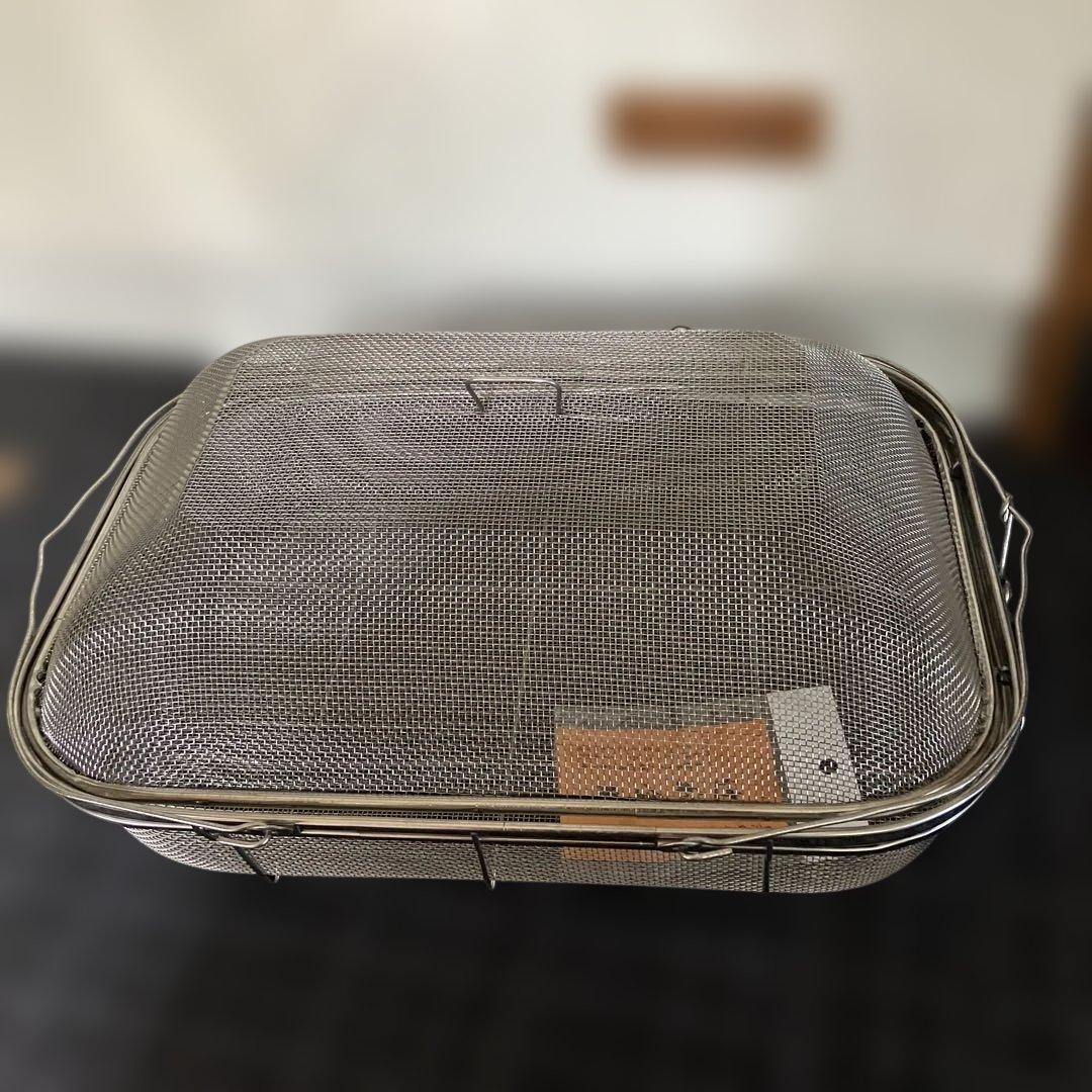 辻和金網 フタ付き 干しかご