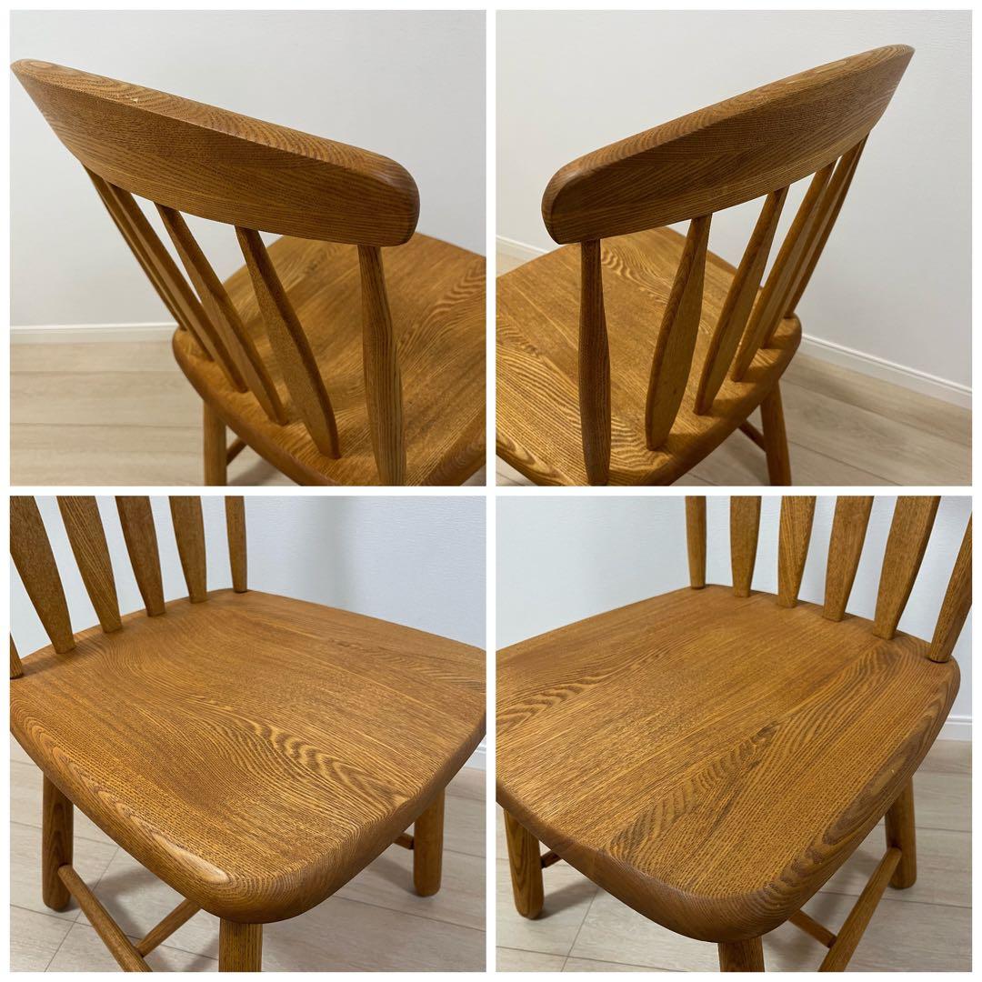 す21【美品】北欧 ナチュラルインテリア ウィンザーチェア ダイニングチェア