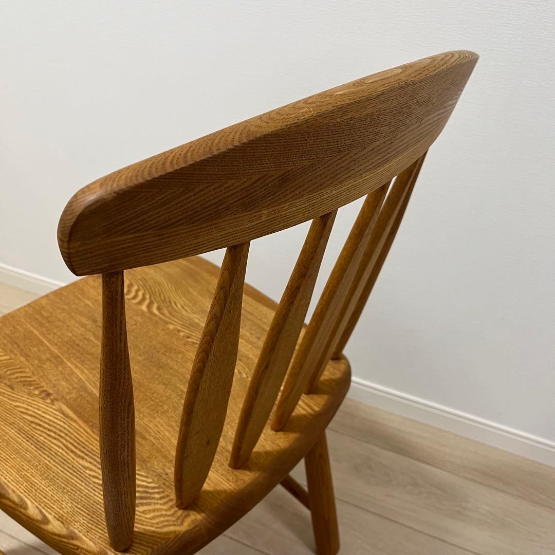 す21【美品】北欧 ナチュラルインテリア ウィンザーチェア ダイニングチェア