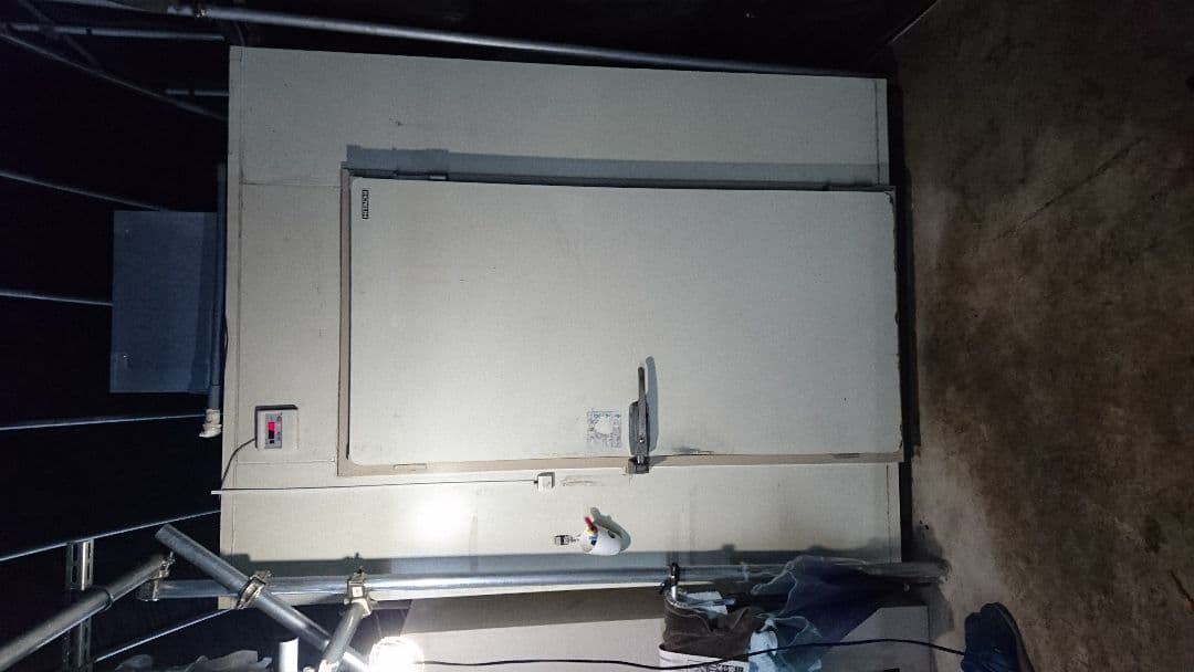 日立プレハブ冷蔵庫三菱冷蔵ユニット付き