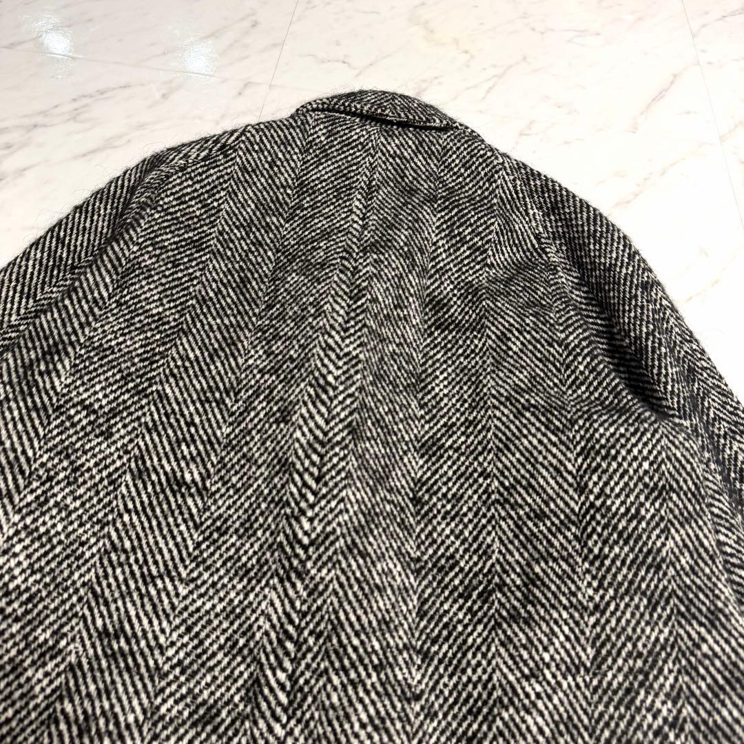【美品】ジャーナルスタンダード BIGヘリンボーンWフロントチェスターコート