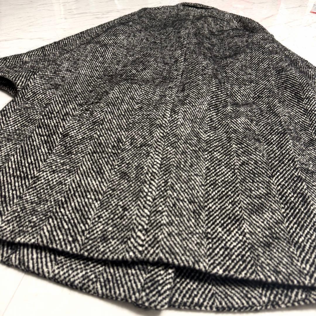 【美品】ジャーナルスタンダード BIGヘリンボーンWフロントチェスターコート