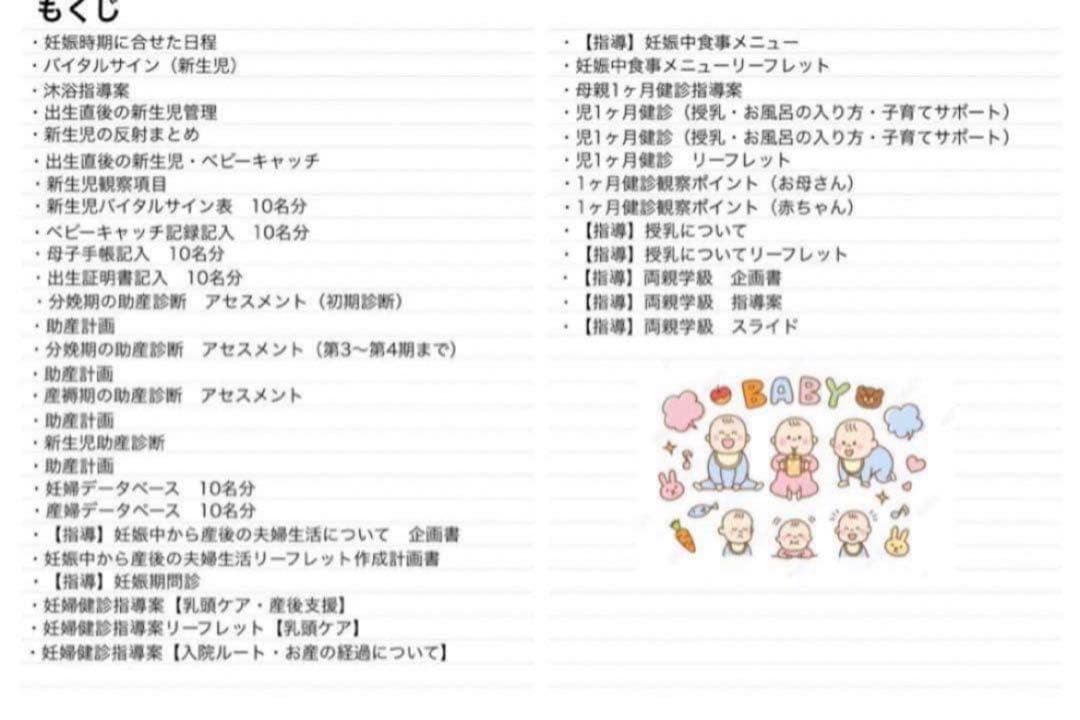 助産師　助産学生　実習乗り切りセット　ポケットサイズ　事前学習　実習　国家試験