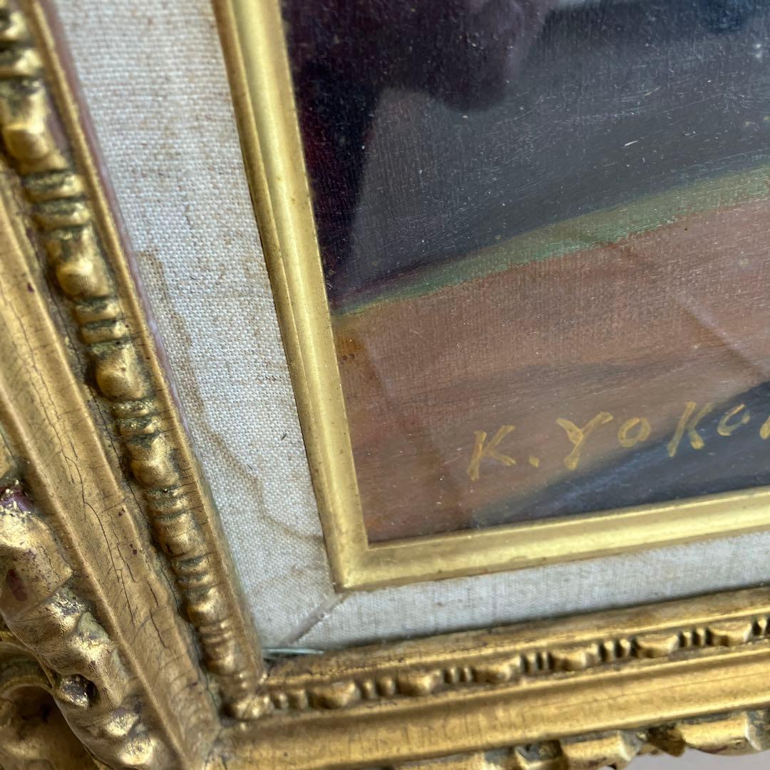 油絵　絵画　作者サイン入り