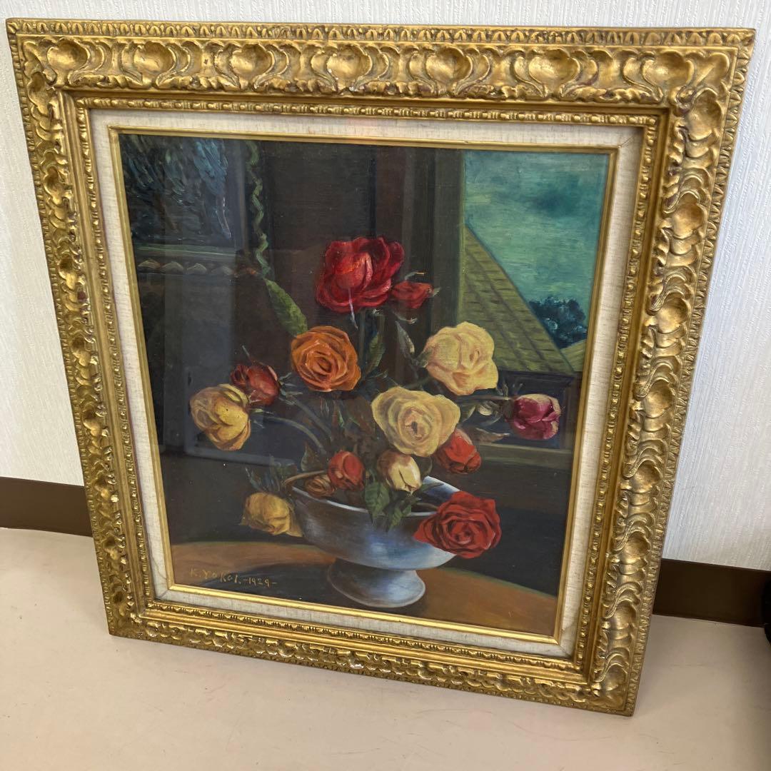 油絵　絵画　作者サイン入り