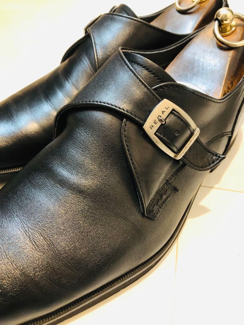 ★超美品★定価32,000円！リーガル モンクストラップ ゴアテックス27EEE