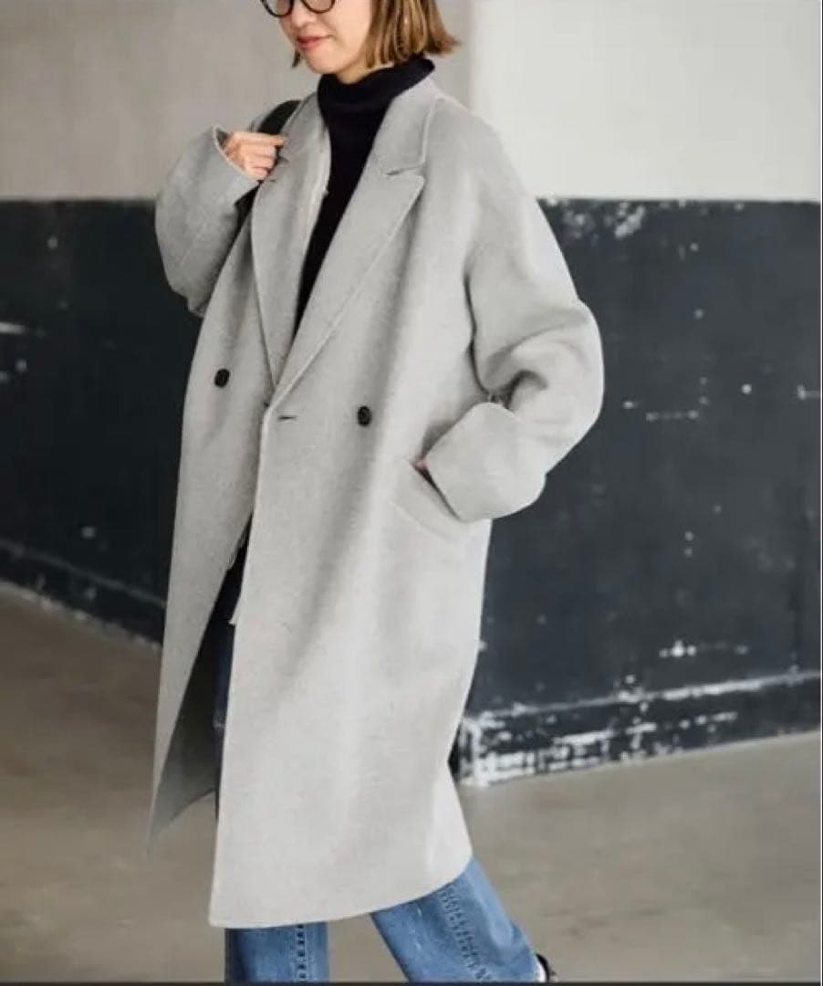 最終お値下げ‼️FRAMEWORK SUPER160‘s ダブルブレストコート