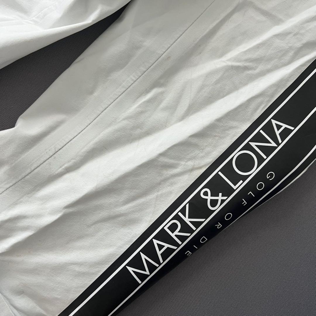 MARK&LONA マークアンドロナ　レインジャケット　メンズ　サイドロゴ　防水