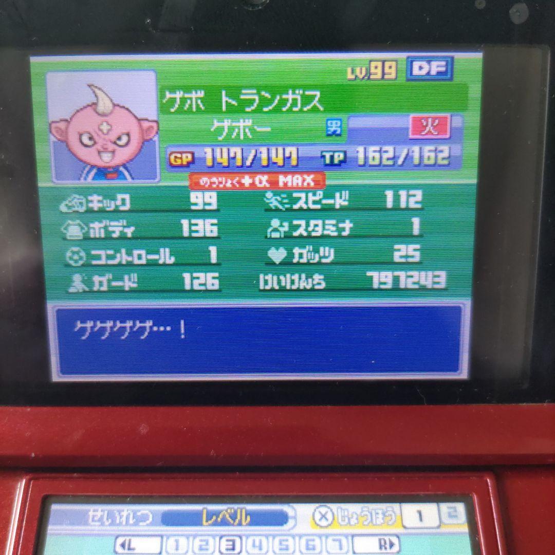 イナズマイレブン3 世界への挑戦!! ジ・オーガ　極限育成済み