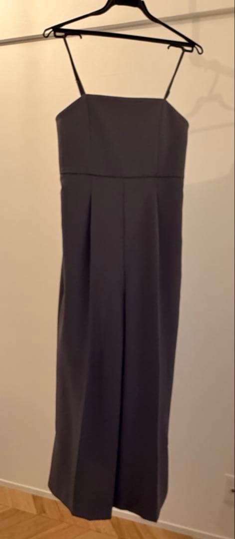 ANDRESD オールインワンドレス　パンツドレス　チャコールグレー