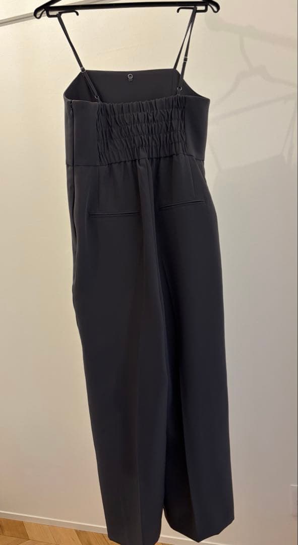 ANDRESD オールインワンドレス　パンツドレス　チャコールグレー