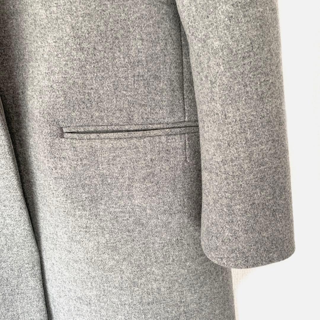 【極美品】★6 ROKU BEAUTY&YOUTH チェスターコート　グレー38