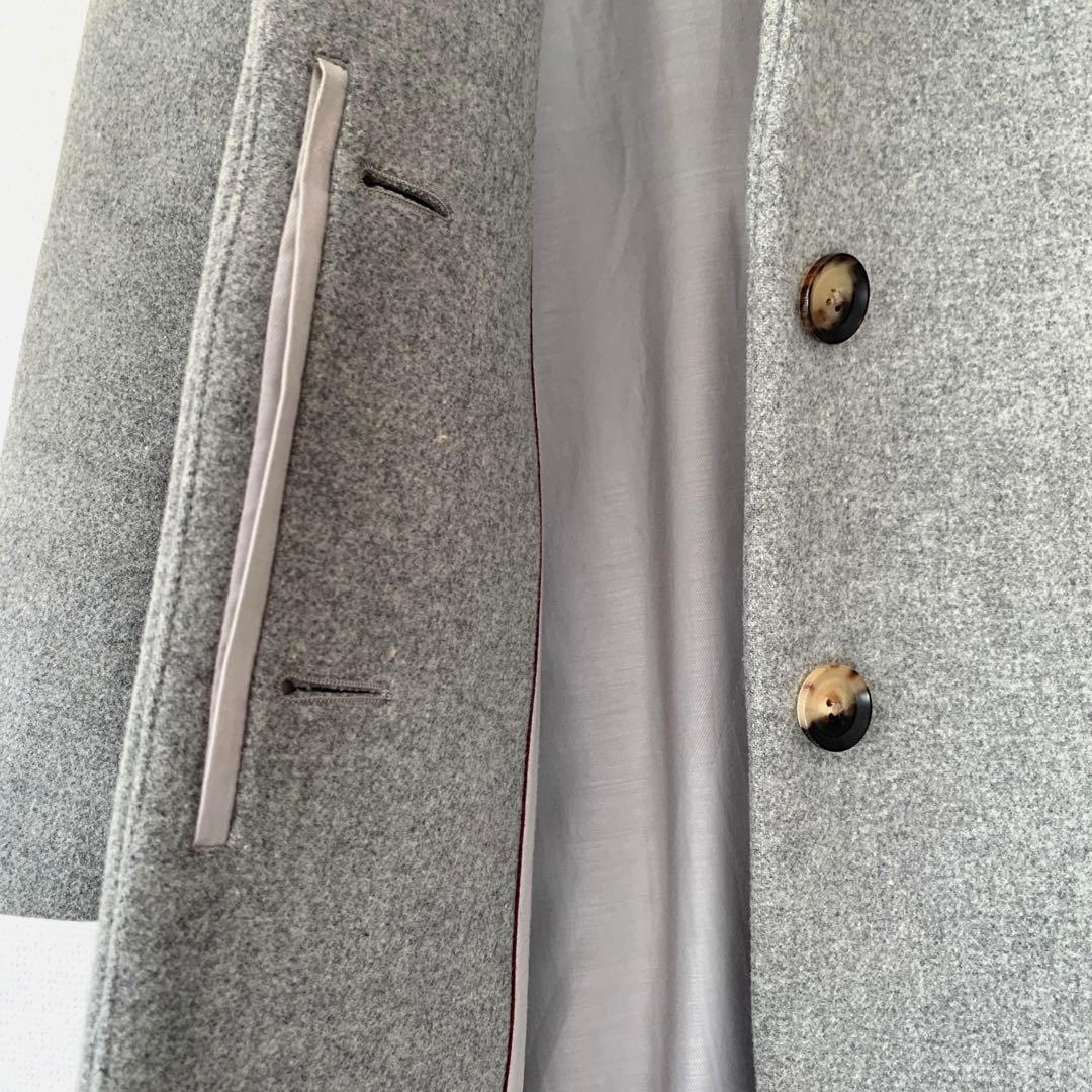 【極美品】★6 ROKU BEAUTY&YOUTH チェスターコート　グレー38