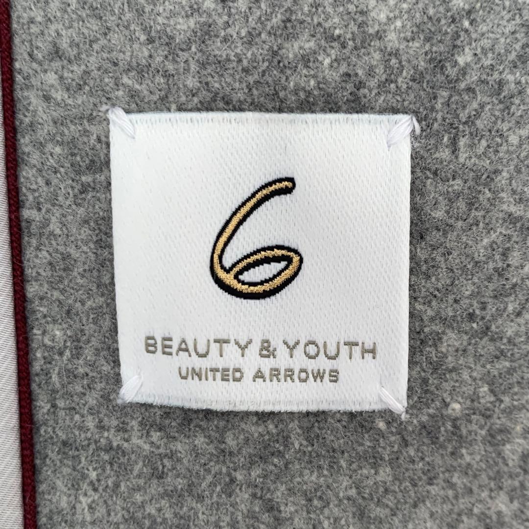 【極美品】★6 ROKU BEAUTY&YOUTH チェスターコート　グレー38