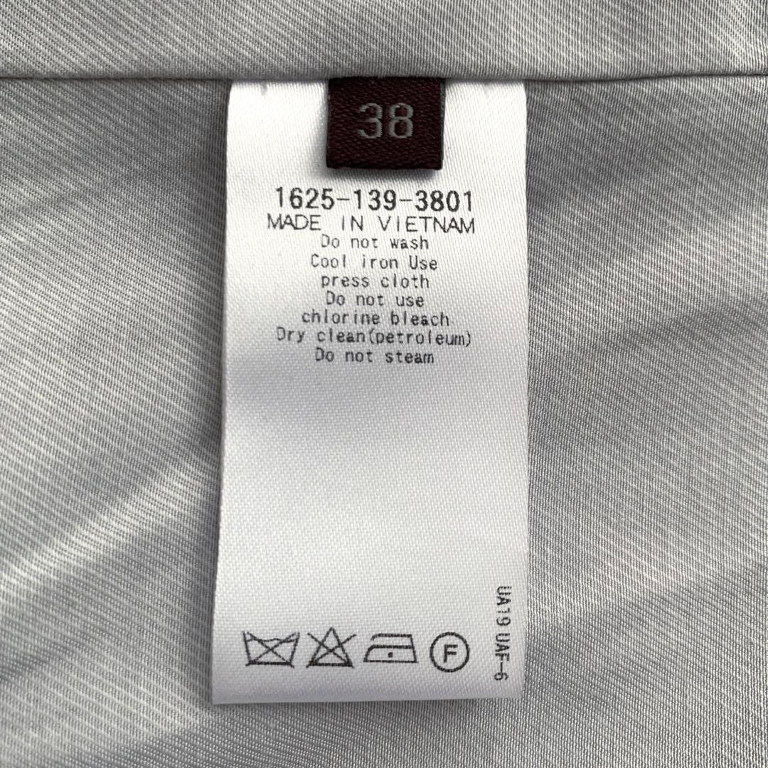 【極美品】★6 ROKU BEAUTY&YOUTH チェスターコート　グレー38