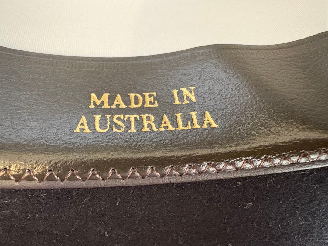 AKUBRA 黒いカウボーイハット　オーストラリア製