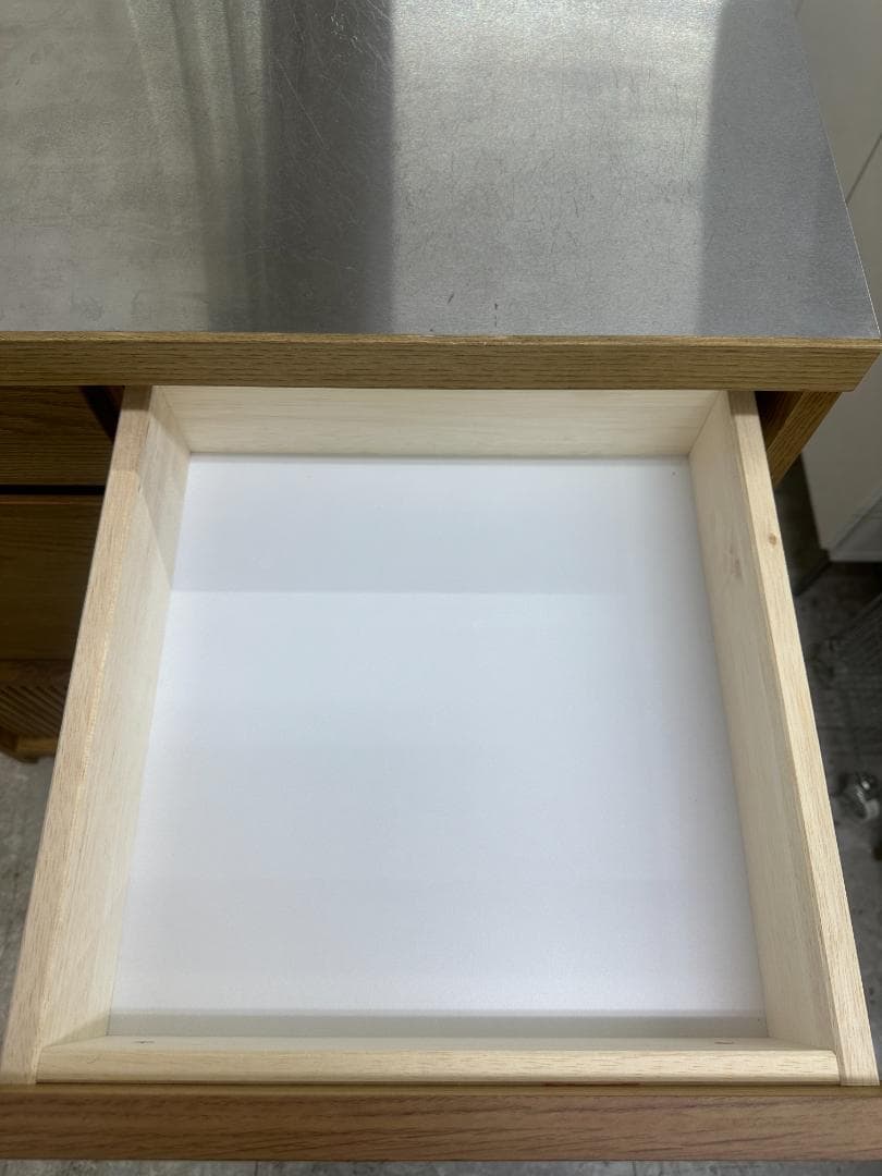 unico ウニコ DIFE キッチンカウンター レンジ台 W800 ブラウン