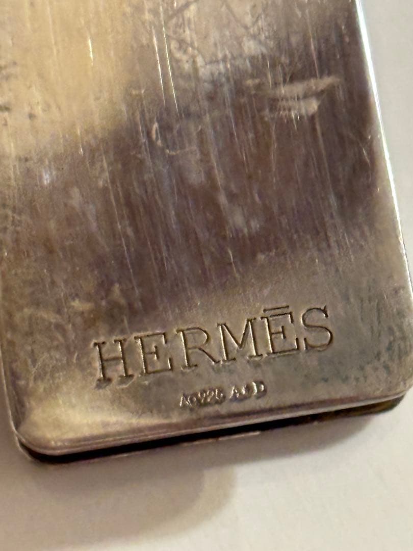 HERMES マネークリップ エブリン シルバー