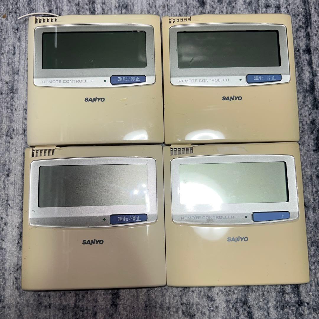 サンヨーエアコンワイヤードリモコン4個