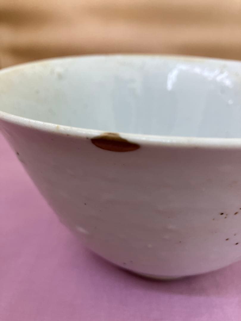 白磁鳳凰文深鉢