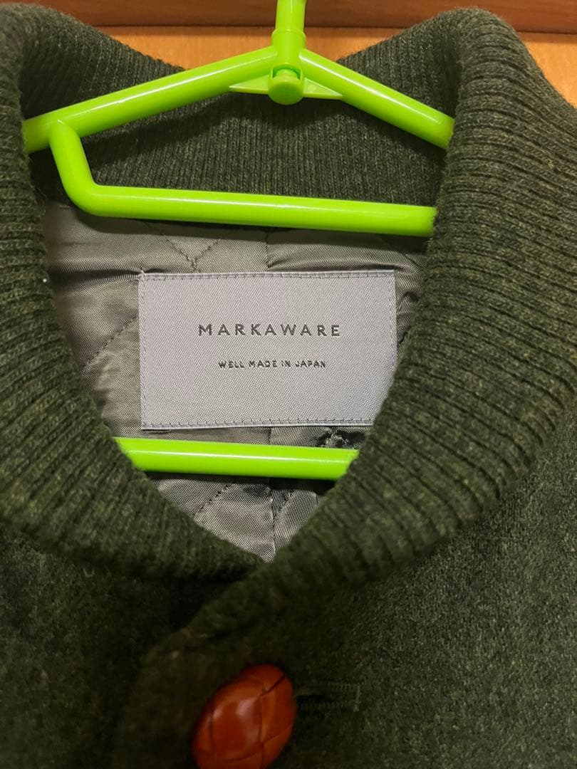 14AW MARKAWARE ブルゾン 2 ローデングリーン ウール ジャケット