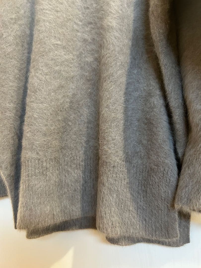 美品　カプリシューレマージュ　FOXカシミアチュニック　モカ