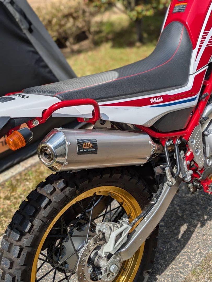 ヤマハセロー 250 dB's チタンスリップオンマフラー