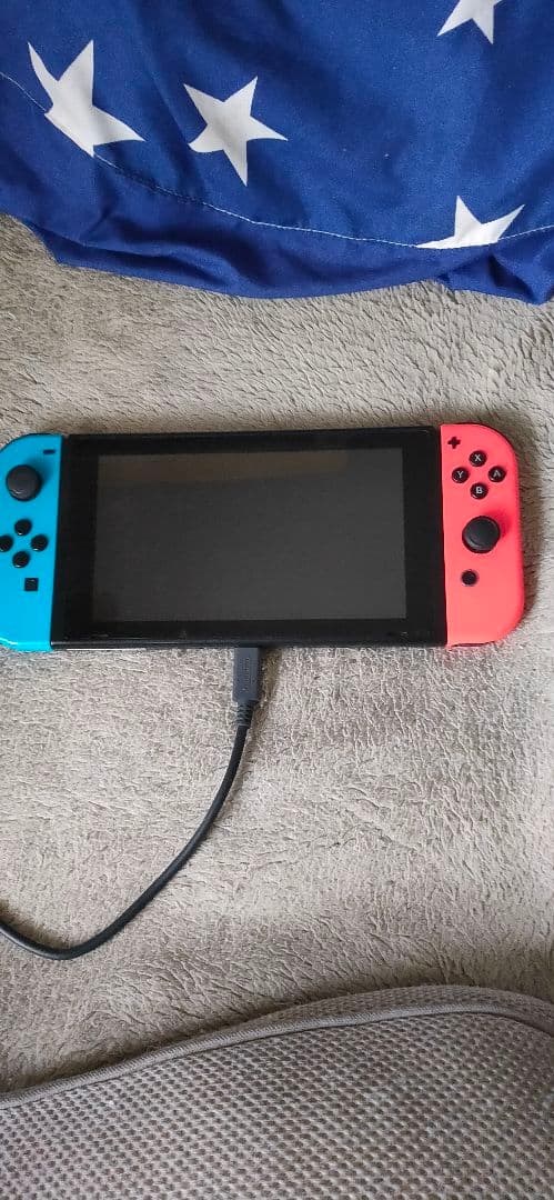 小型Nintendo Switch ネオンブルー本体　中古品　　訳あり
