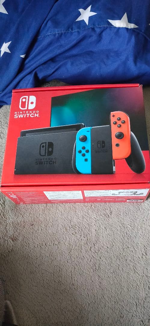 小型Nintendo Switch ネオンブルー本体　中古品　　訳あり