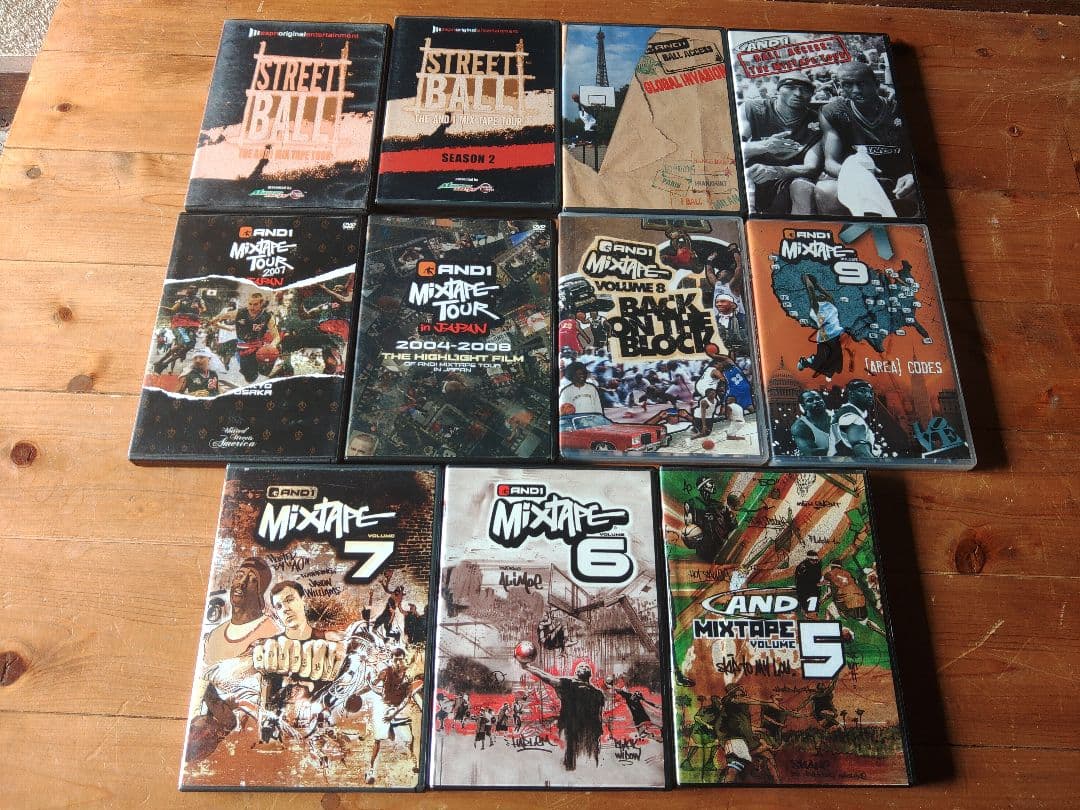 激レア　サイン入り　AND1 Mixtape 11枚セット バスケット　NBA