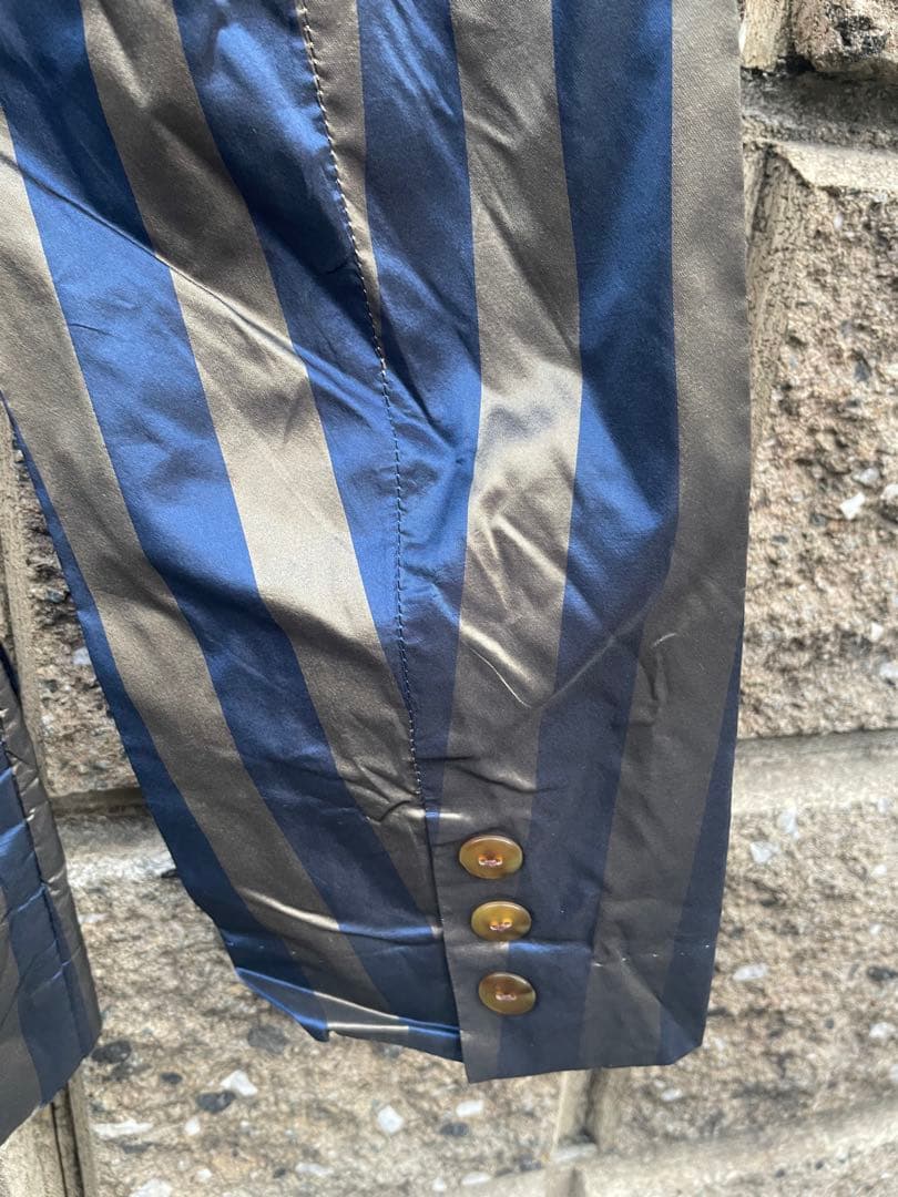 jean paul gaultierストライプダブルジャケット