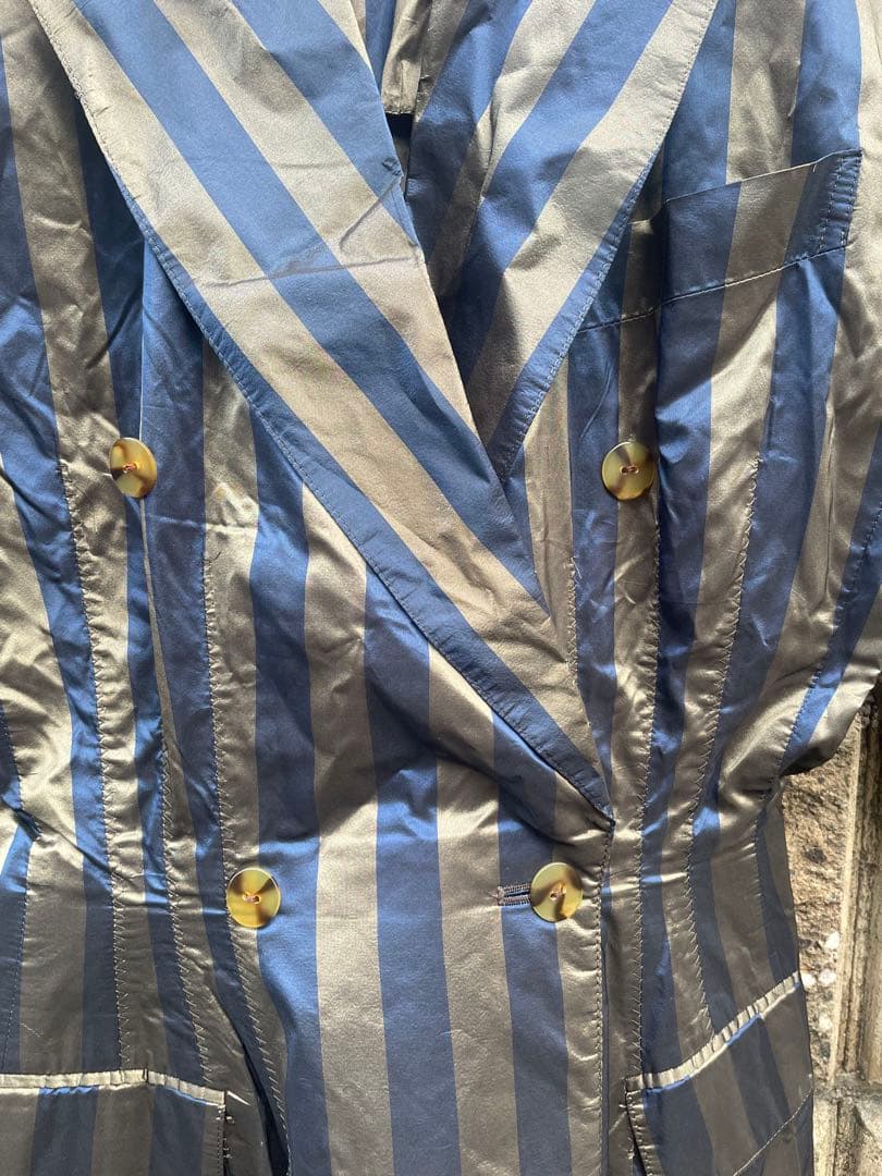 jean paul gaultierストライプダブルジャケット
