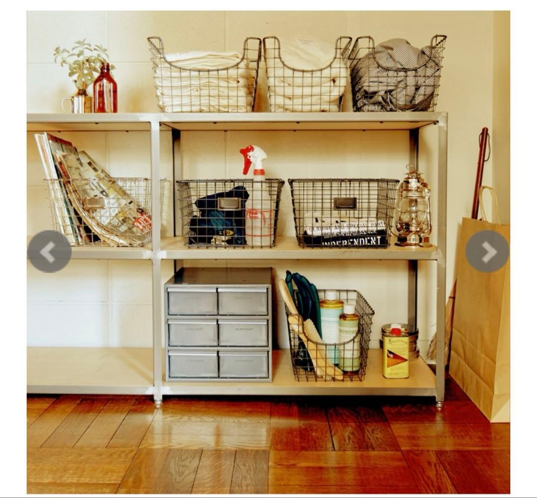 パシフィックファニチャーサービス　メタルバスケット① 3つ分