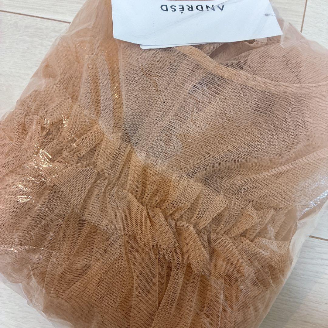 andresd デコラティブチュールトップス　結婚式　オケージョン　フリル