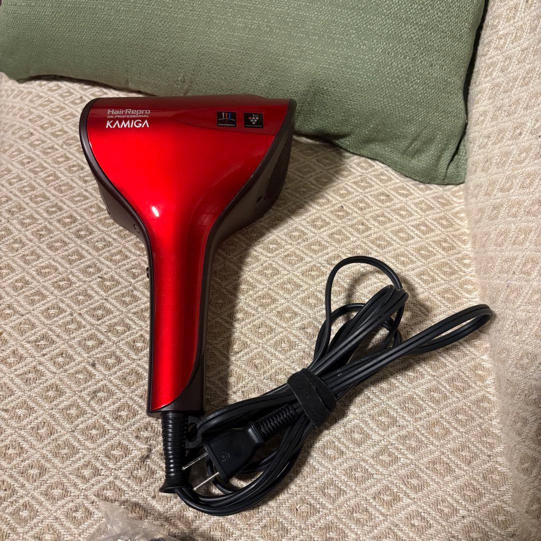 ヘアリプロ N-LED Sonic KAMIGA レッド スカルプケアドライヤー
