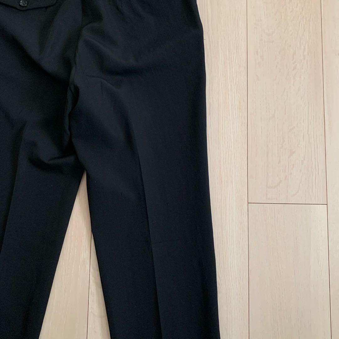 美品　コムデギャルソン　ウールスラックス　BLACK 2008年製　Ｓ