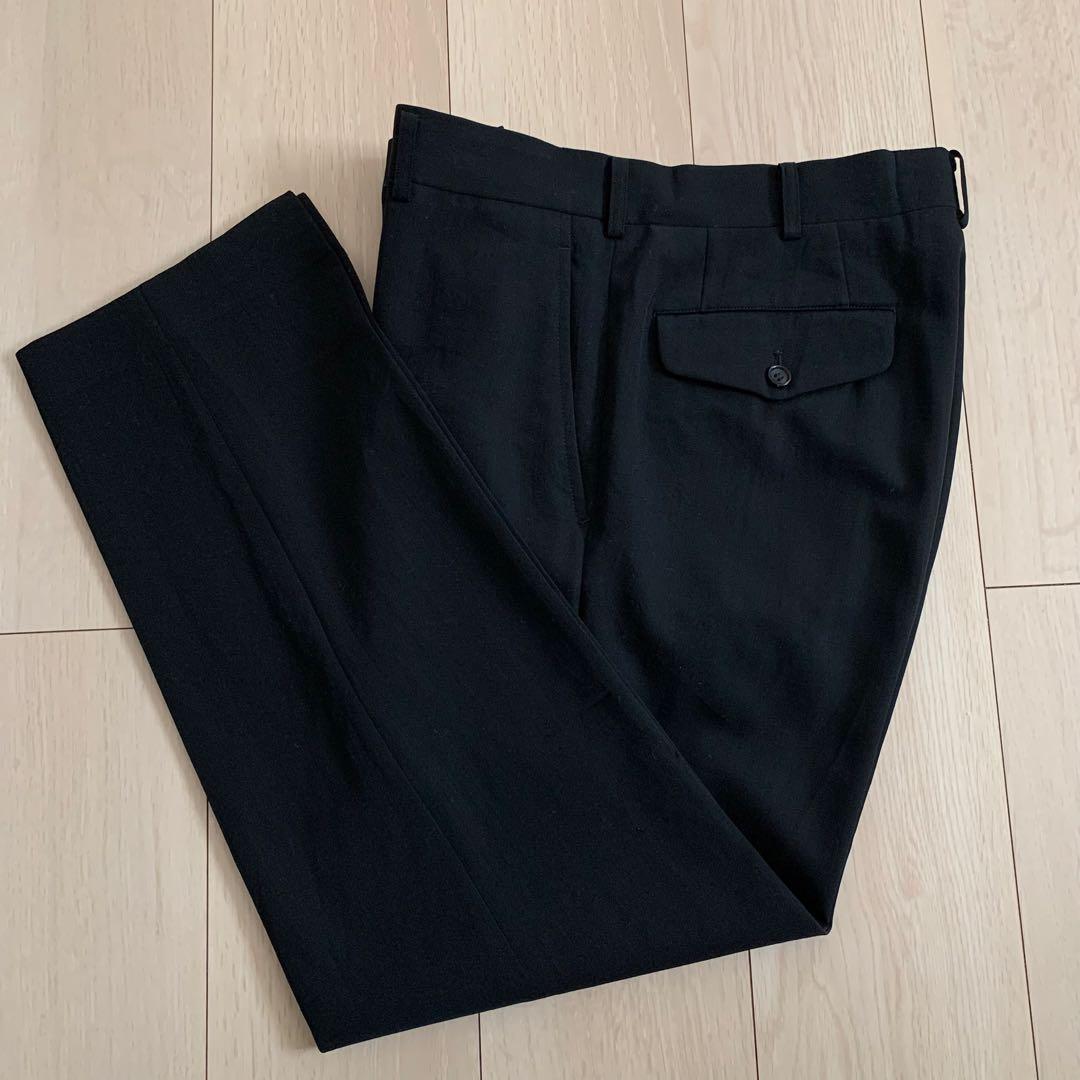 美品　コムデギャルソン　ウールスラックス　BLACK 2008年製　Ｓ