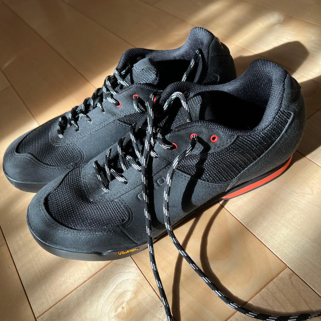 GIRO RUMBLE VR 43 黒 ビンディングシューズ SPDクリート付