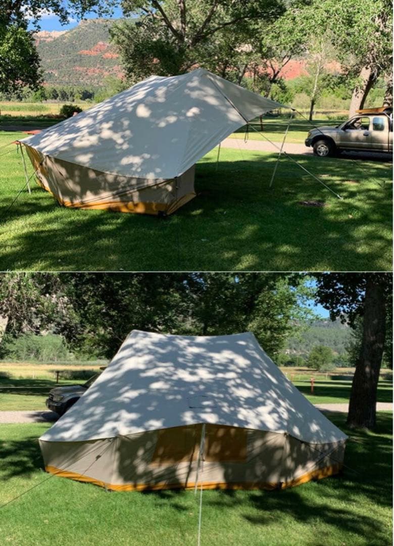 コットン カーサイドルーフテント Ellis Canvas Tent 定価33万