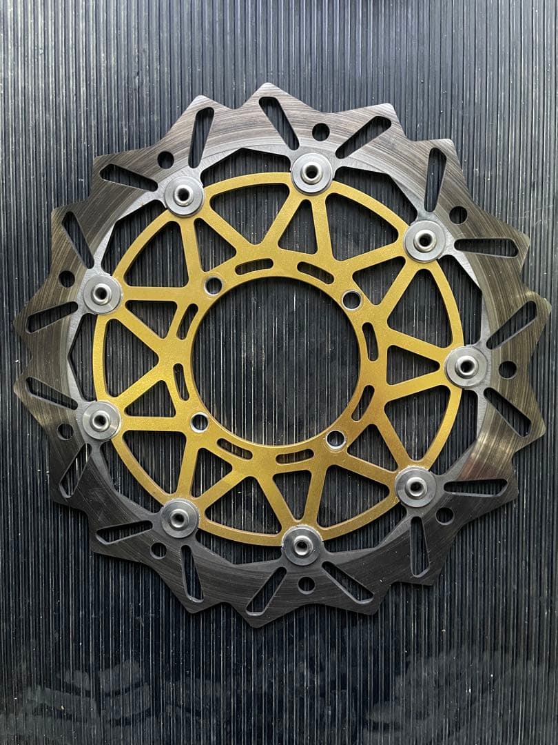 Dトラッカー　LX250E　ブレンボ40mmピッチキャリパーサポート　φ320