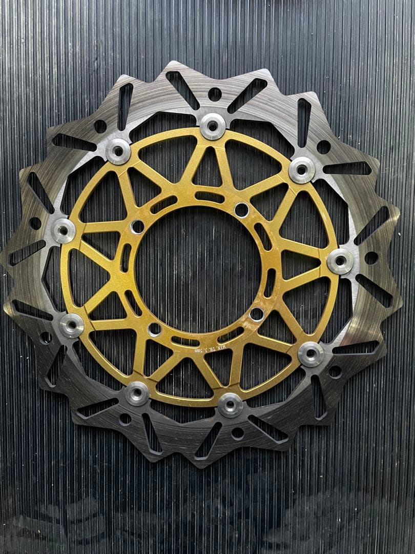 Dトラッカー　LX250E　ブレンボ40mmピッチキャリパーサポート　φ320