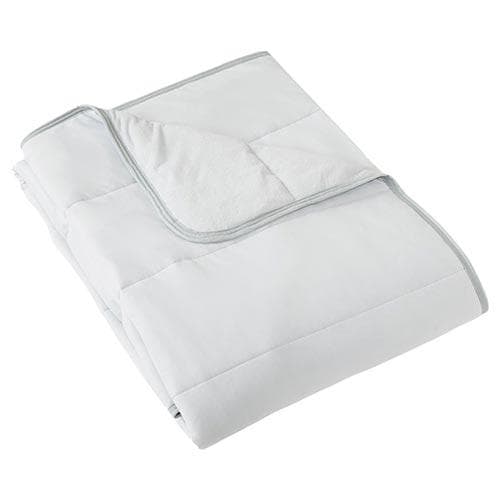 ホワイト キルティング ブランケット