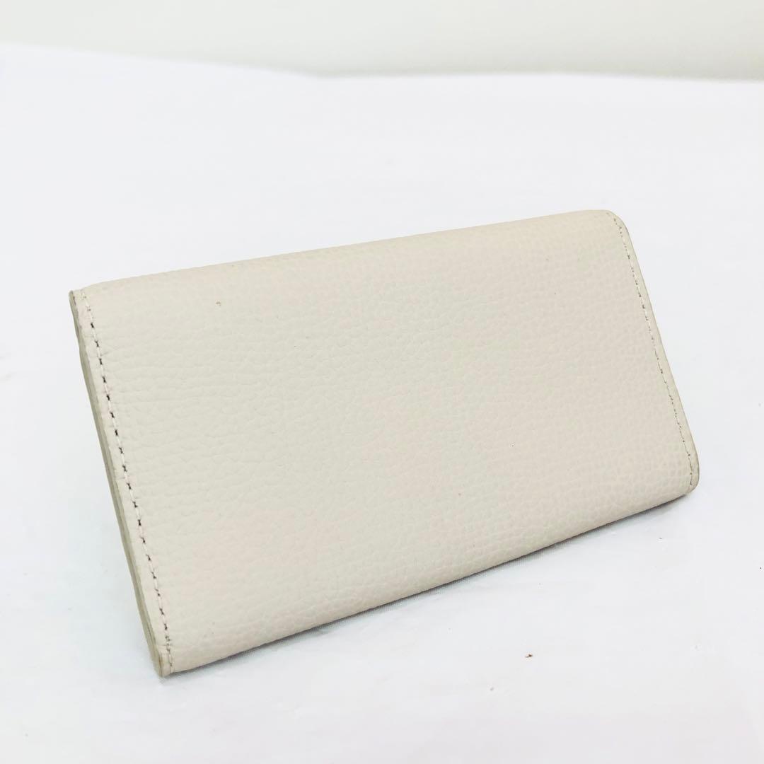 未使用品近い 極美品 ロエベ レザー 6連 キーケース アナグラム ライトグレー