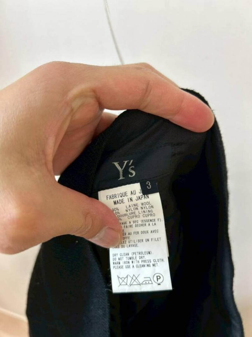 Y's 黒 スラックス ポケット付き
