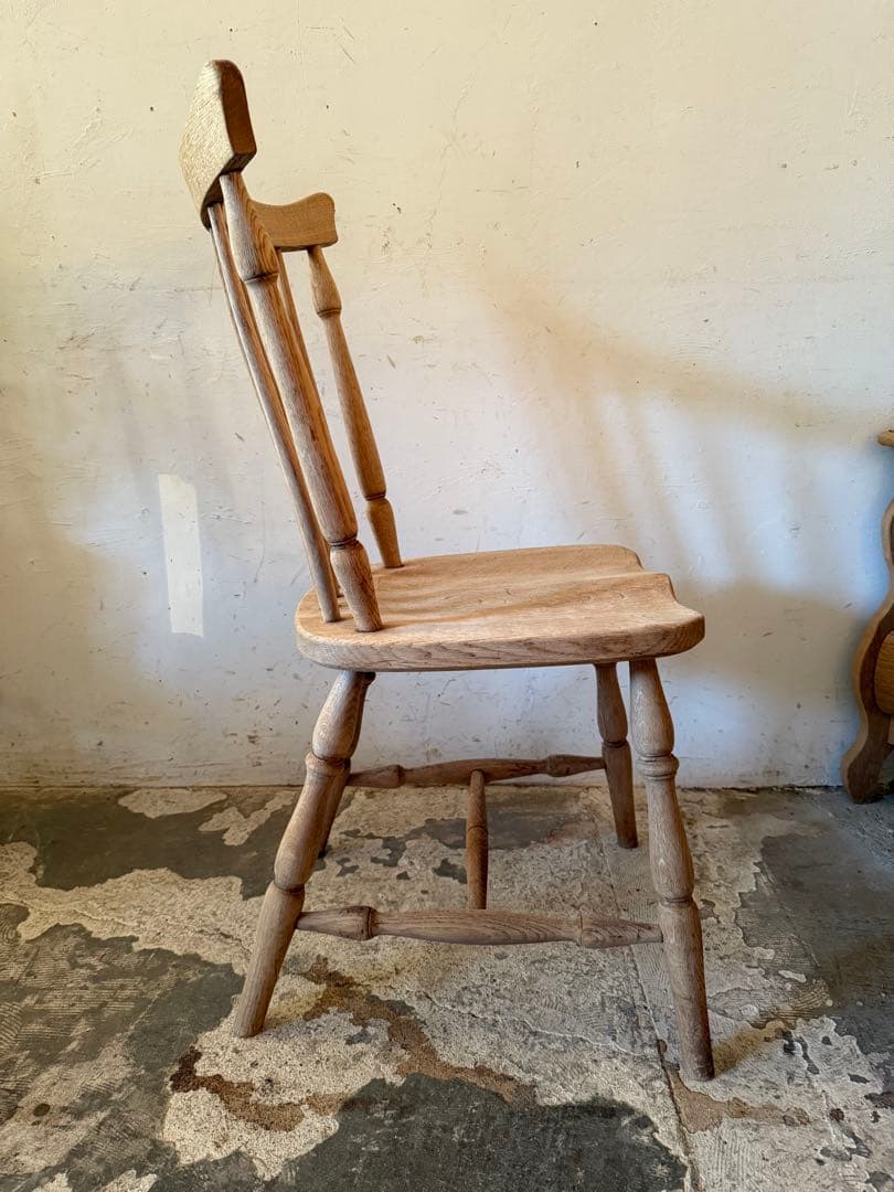 ビンテージ　ダイニングチェア　カフェチェア　剥離加工　no7