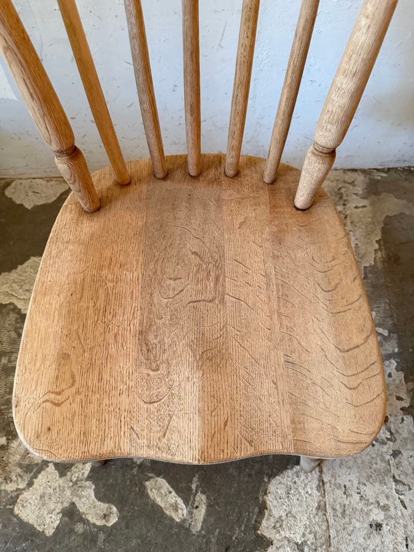 ビンテージ　ダイニングチェア　カフェチェア　剥離加工　no7