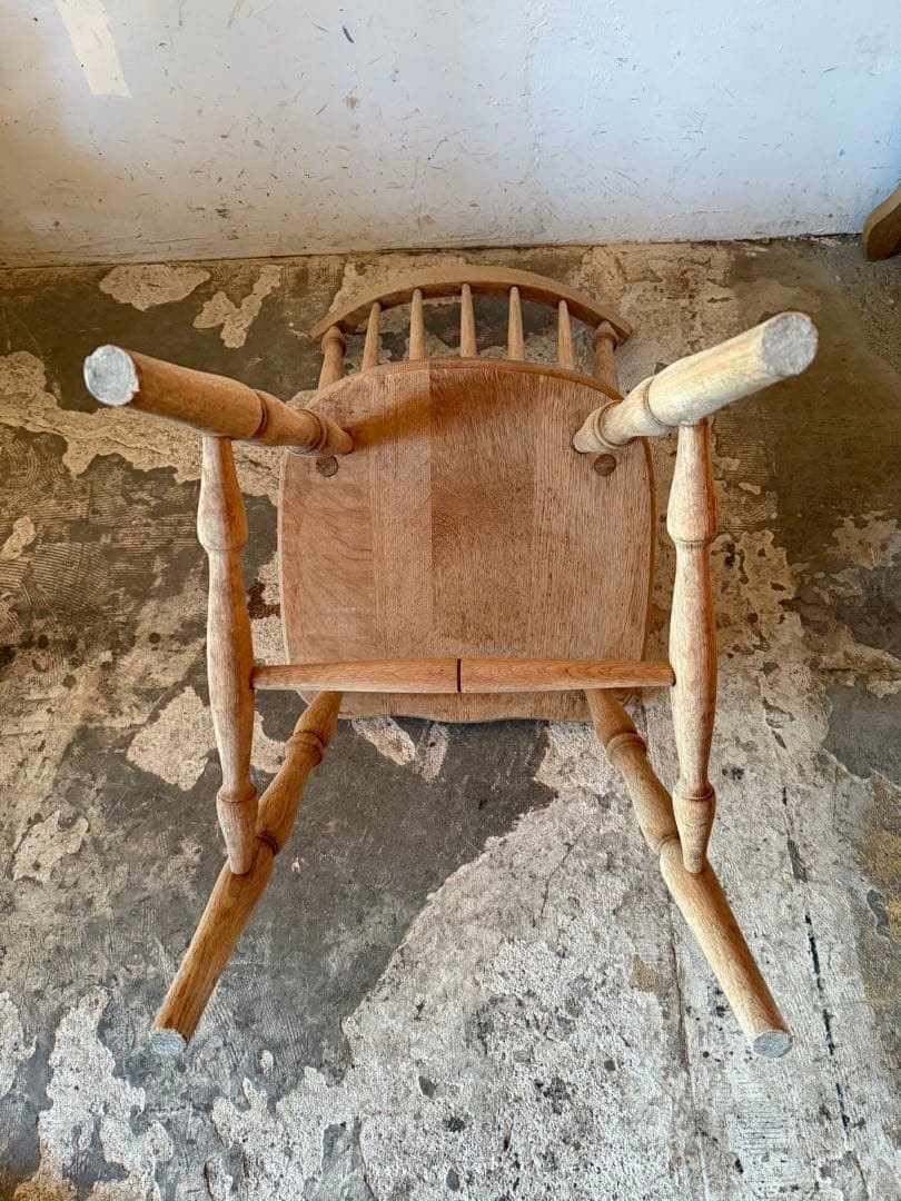 ビンテージ　ダイニングチェア　カフェチェア　剥離加工　no7