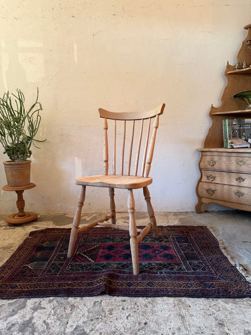 ビンテージ　ダイニングチェア　カフェチェア　剥離加工　no7