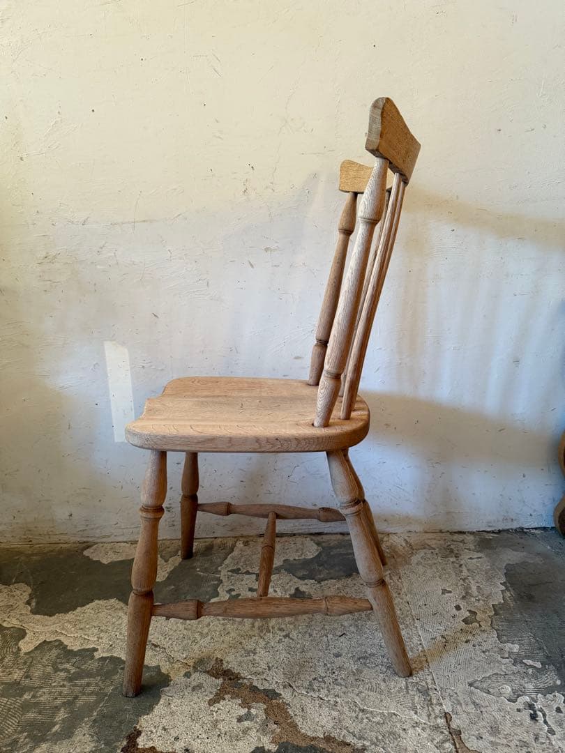 ビンテージ　ダイニングチェア　カフェチェア　剥離加工　no7